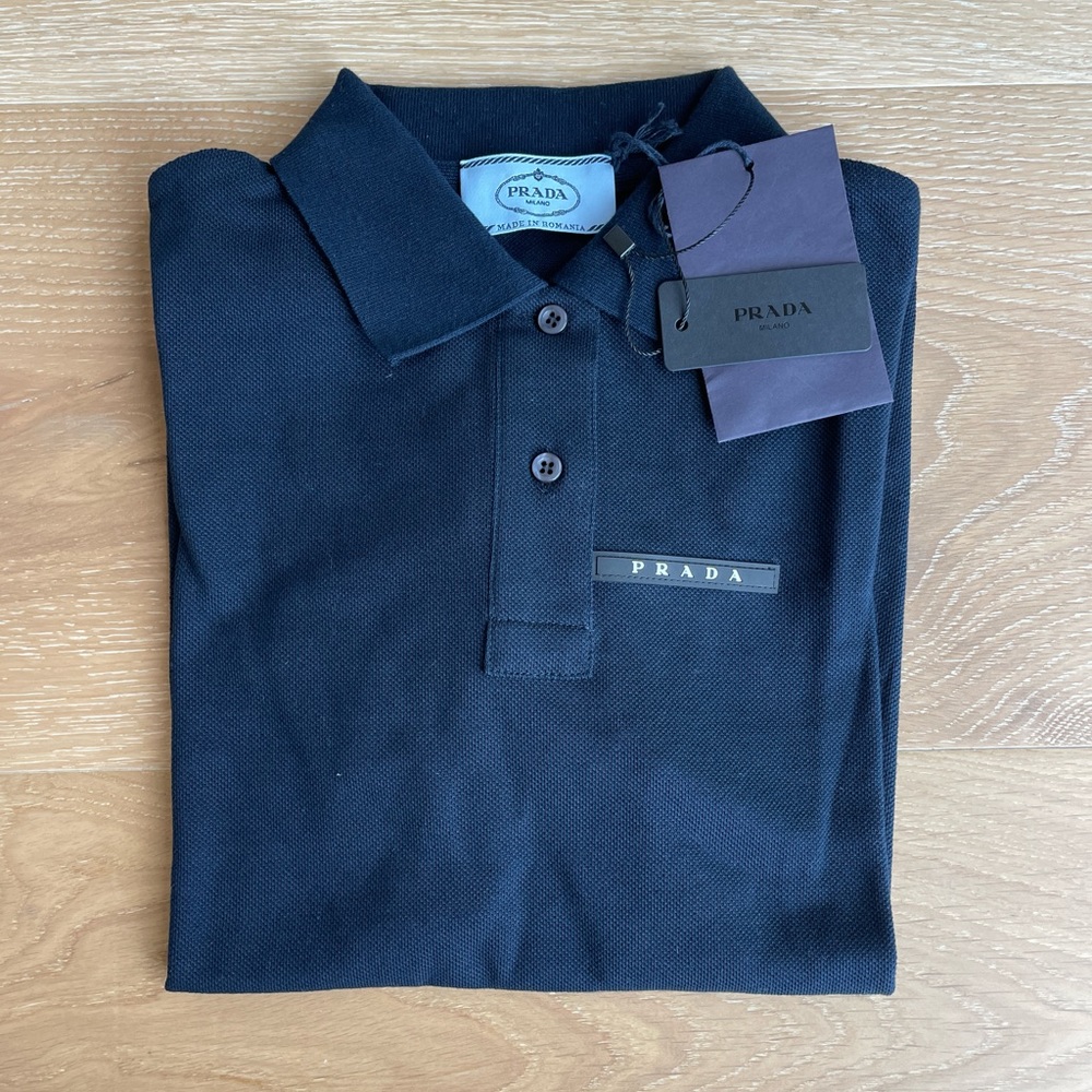 Prada Piquet Polo Shirt Women